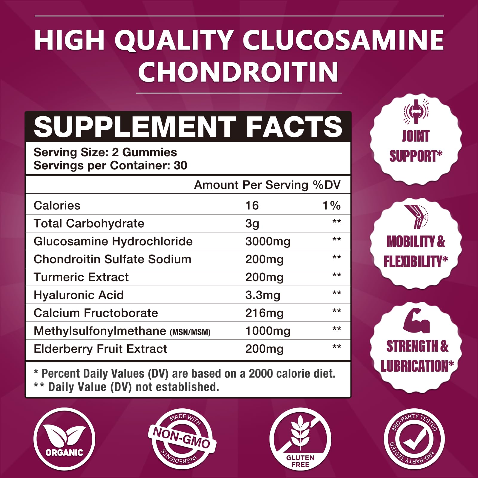 Simhould CocoaNee joint support supplement 3-pack bundle