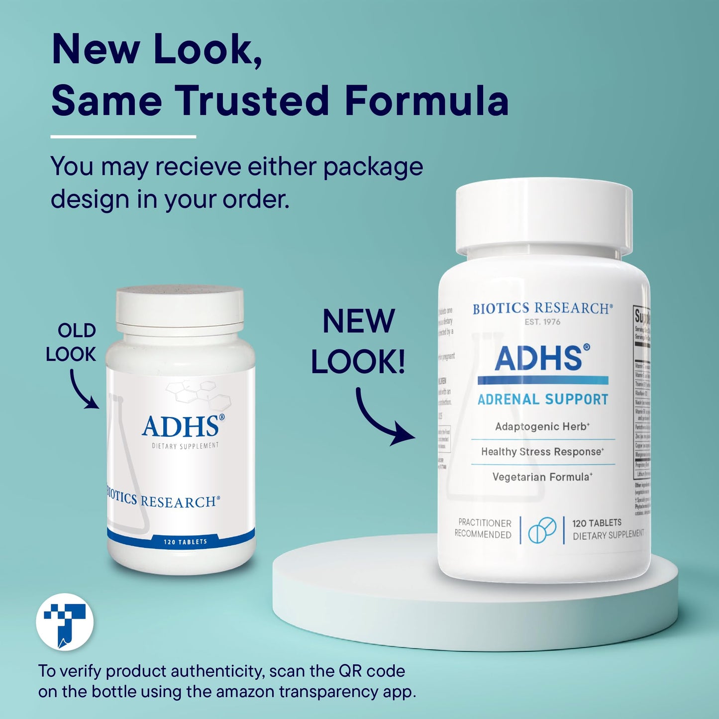 Authentic Biotics Research ADHS adaptogenic herbal blend for energy production