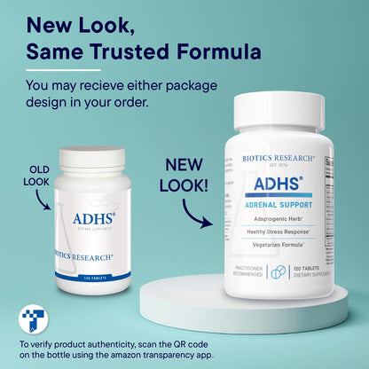 Authentic Biotics Research ADHS adaptogenic herbal blend for energy production