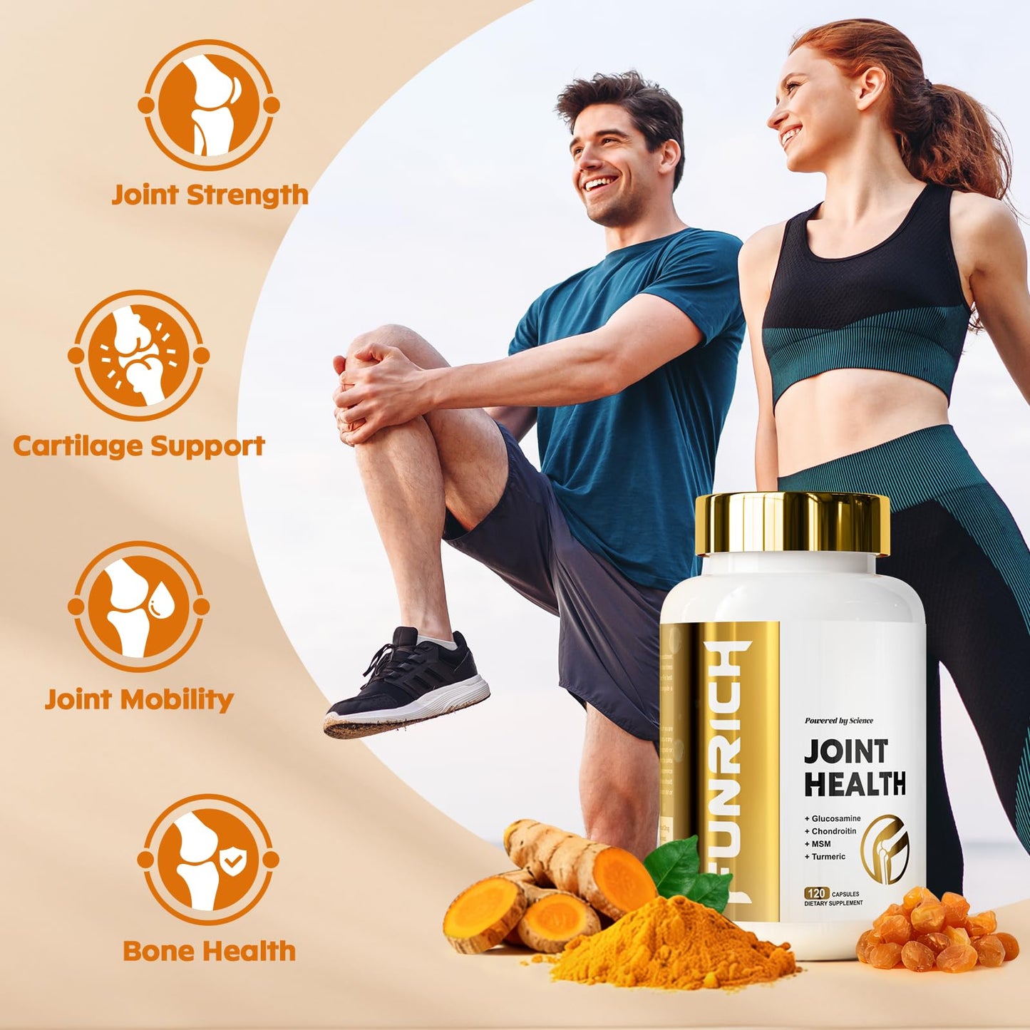 Funrich joint support supplement label details