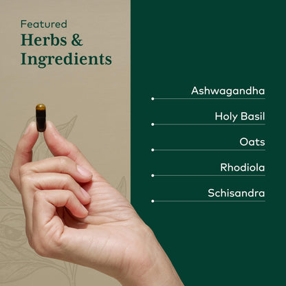 Liquid Phyto Capsules of Gaia Herbs Pro Daytime HPA adaptogen supplement close up