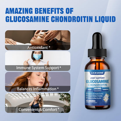 Close up of Lickshine supplement label highlighting Quercetin and Boswellia.