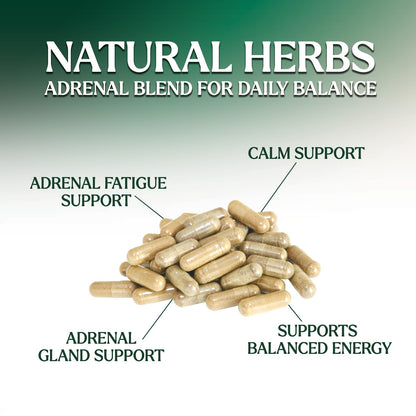 Nature's Nutrition cortisol manager capsules for stress relief dosage info