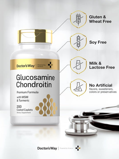 Doctor's Way Glucosamine Chondroitin caplets supplement facts