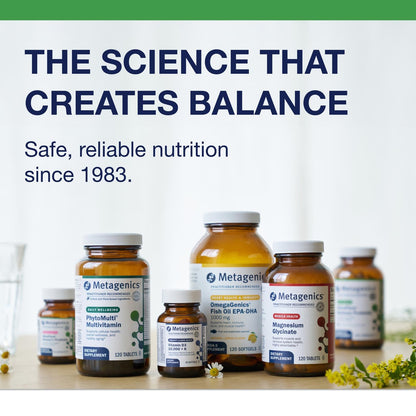 Metagenics UltraFlora Control probiotic bottle demonstrating secure factory seal and imported product integrity
