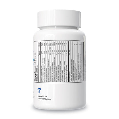 Biotics Research ADB5 Plus supplement side panel showing dietary ingredients.