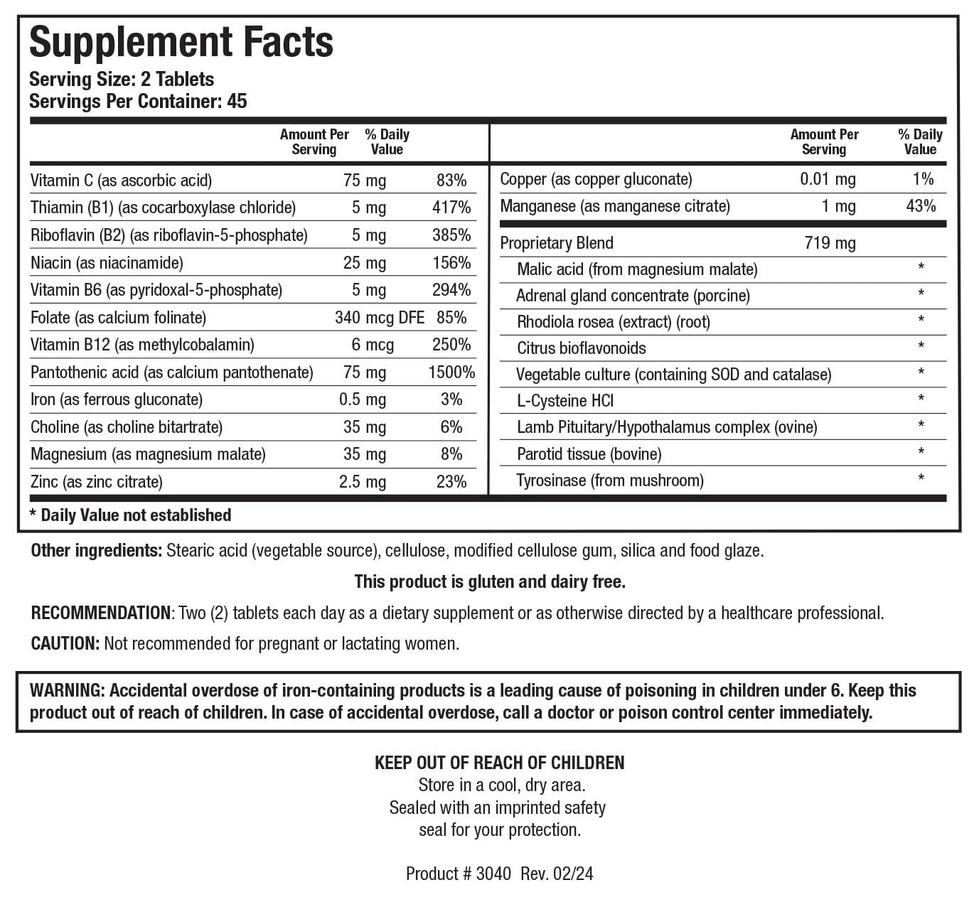 Biotics Research ADB5 Plus authentic imported stress relief supplement.
