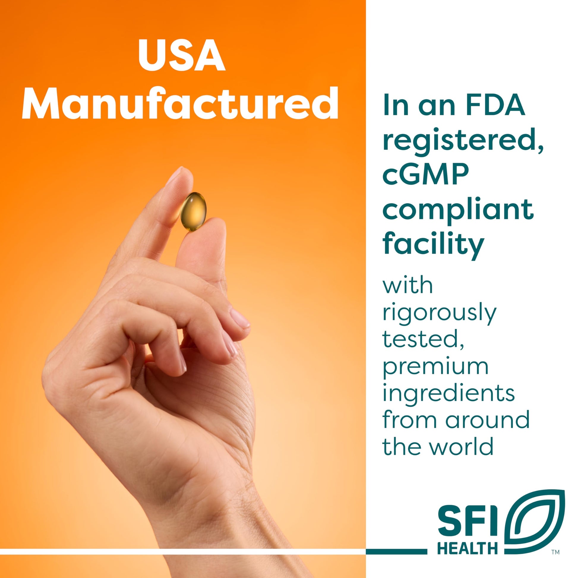 USA sourced SFI Health adrenal gland formula close up image