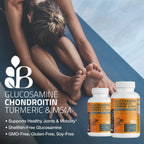 Bronson joint health capsules nutritional information panel