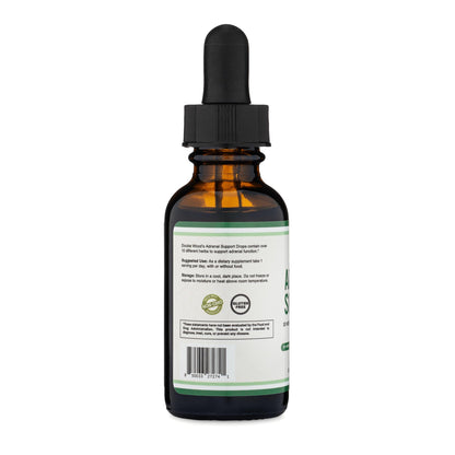 Authentic USA imported Double Wood Supplements Adrenal Support liquid dietary supplement