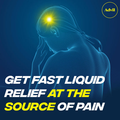 Advil Liqui-Gels side view of pill bottle