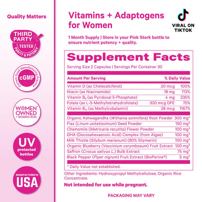 USA imported dietary supplement for womens cortisol management