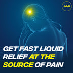 Close up of liquid-filled Advil capsule