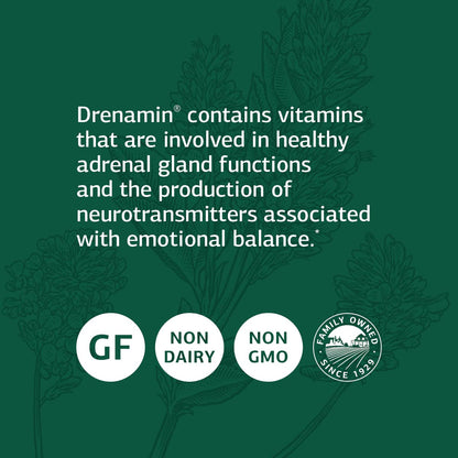 Authentic USA imported Standard Process Drenamin 3651 supplement bottle seal