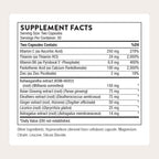 Thorne Stress Balance capsules supplemental facts label