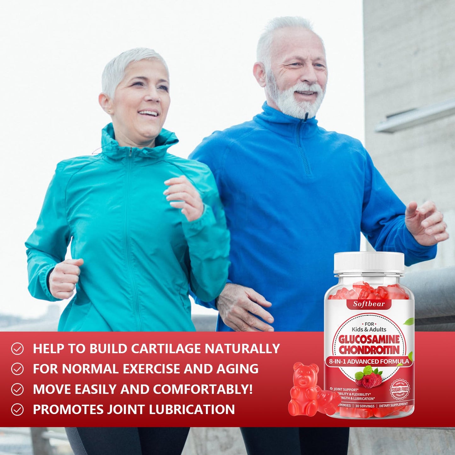 Authentic USA imported Softbear joint supplement