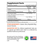 Nova Nutritions joint support supplement bottle back label ingredients panel