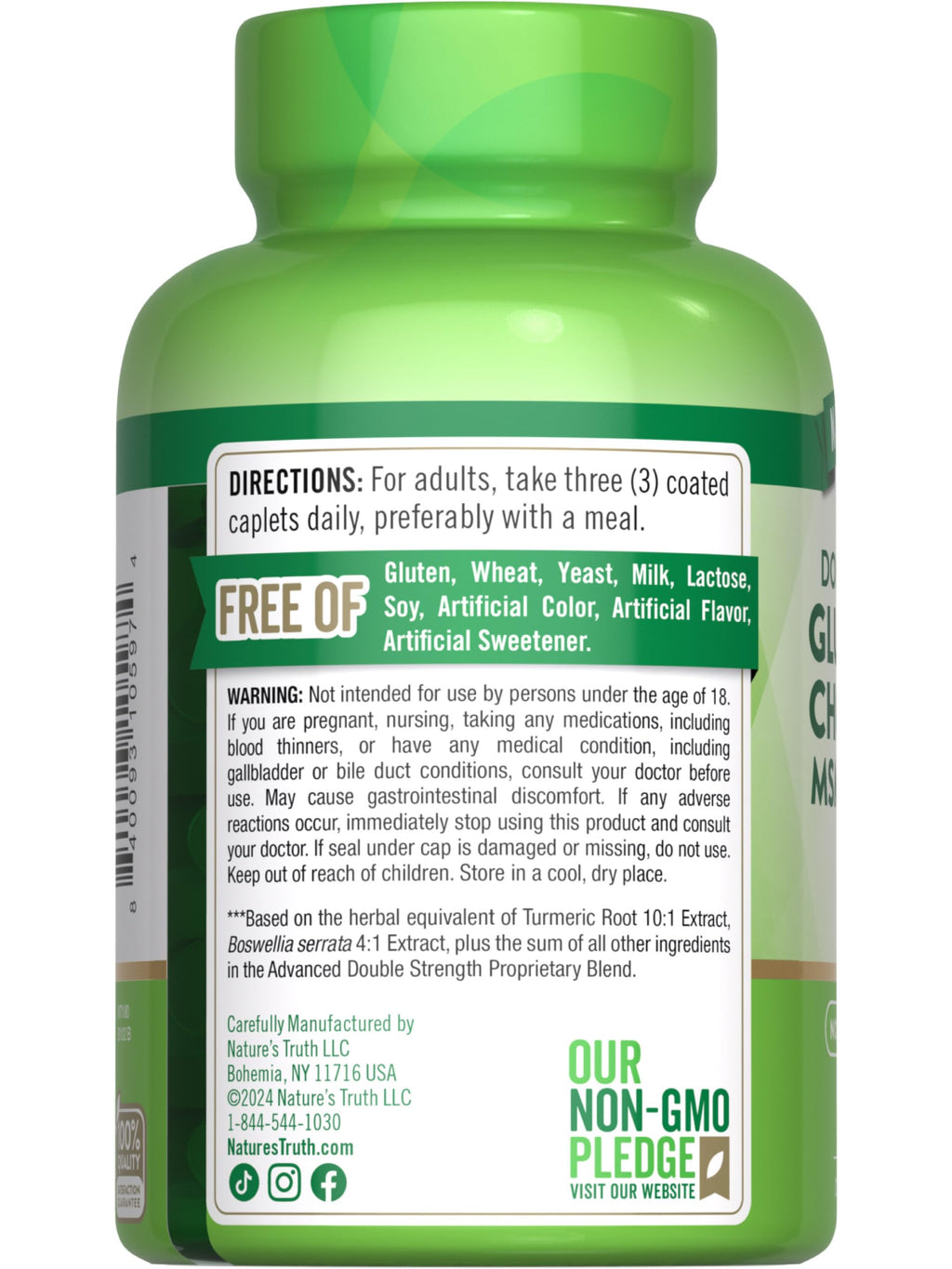 Nature's Truth USA sourced joint care supplement bottle lifestyle view