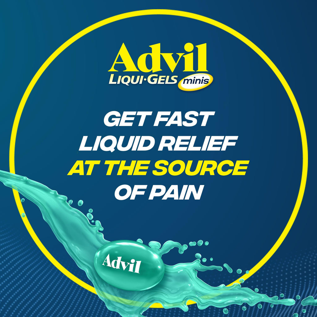 Authentic USA imported Advil Liqui-Gels Minis bottle