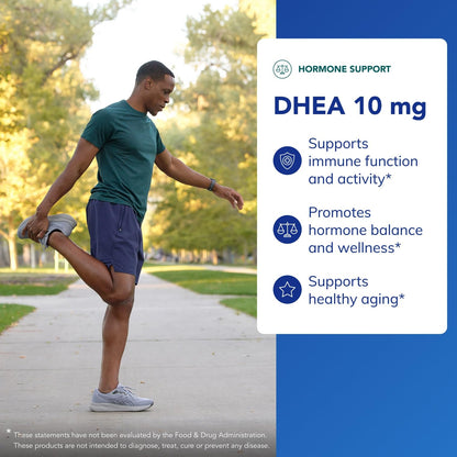 Pure Encapsulations DHEA 60 capsules nutritional facts and ingredient label info