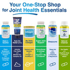 Lifestyle shot of dietary supplement bottles for joint flexibility
