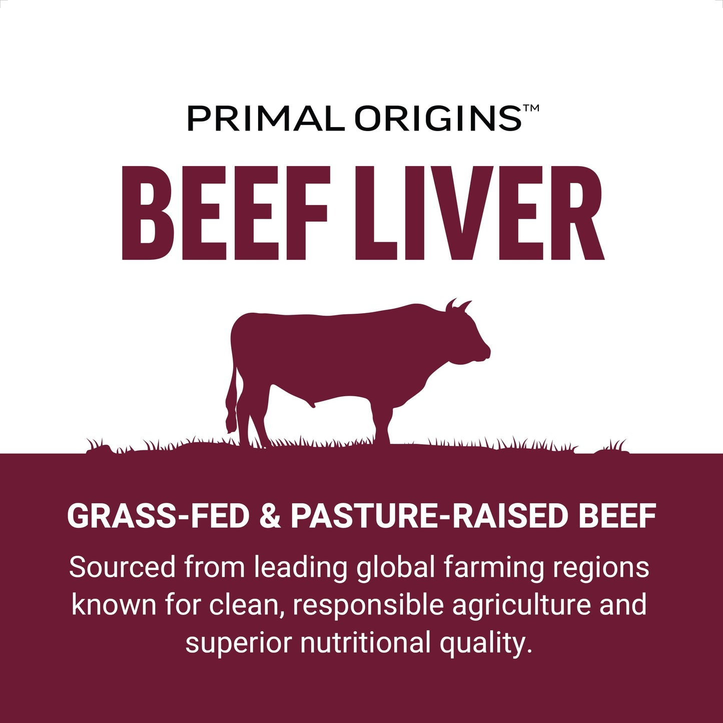 Force Factor Primal Origins Beef Liver dietary supplement label facts and ingredients