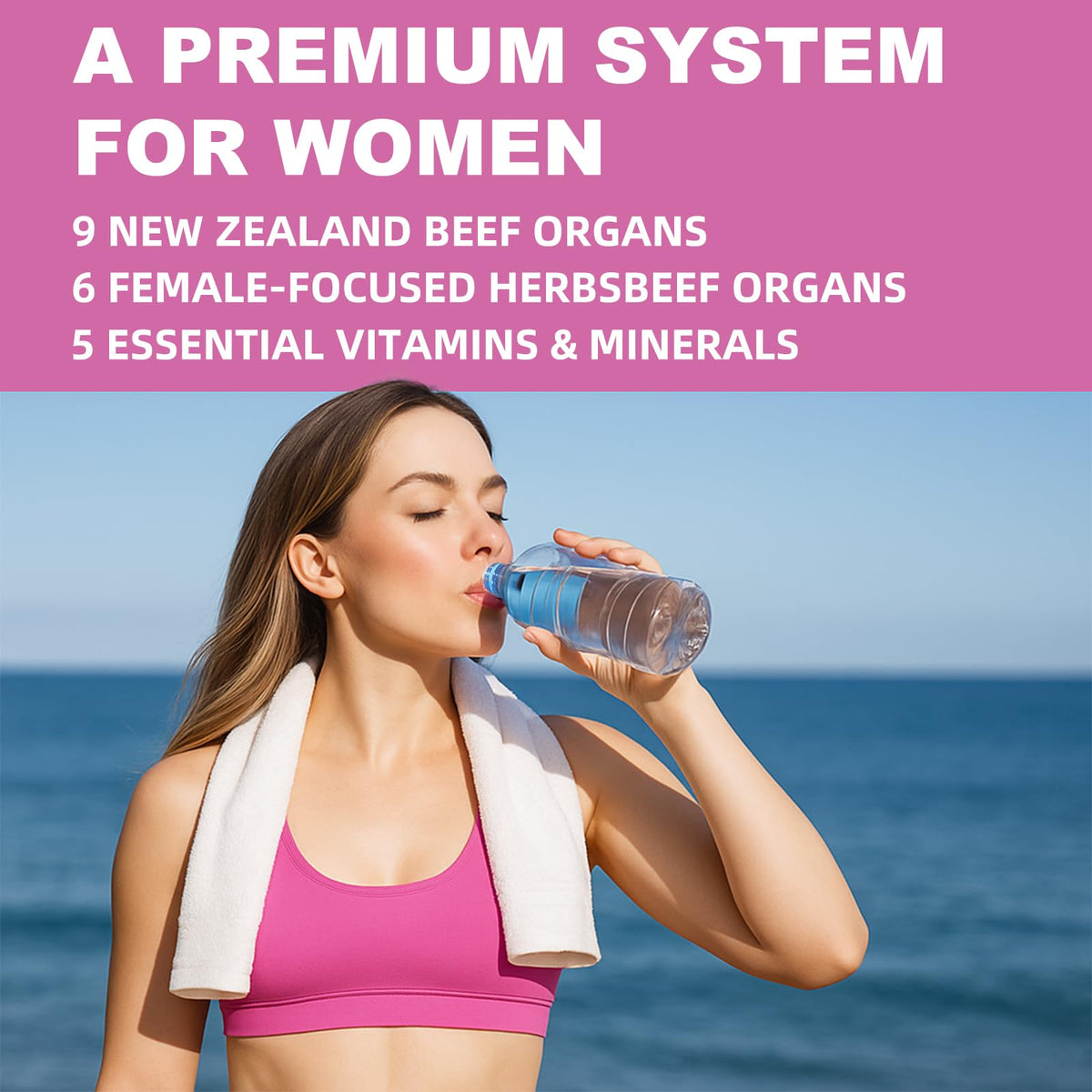 Ewecxine supplement capsule bottle back label details
