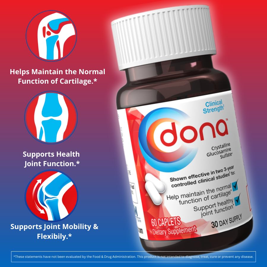 Authentic Dona USA imported joint health supplement bottle details