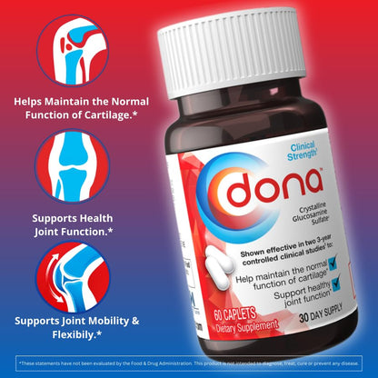 Authentic Dona USA imported joint health supplement bottle details