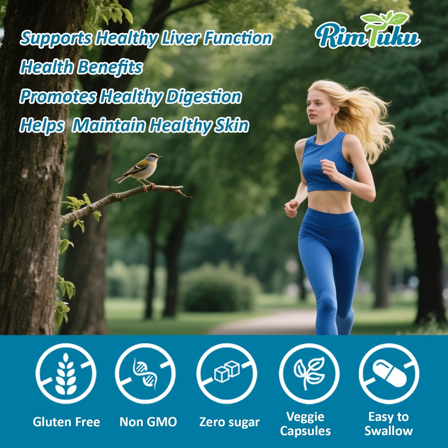 12-in-1 TUDCA and Milk Thistle complex capsule bottle