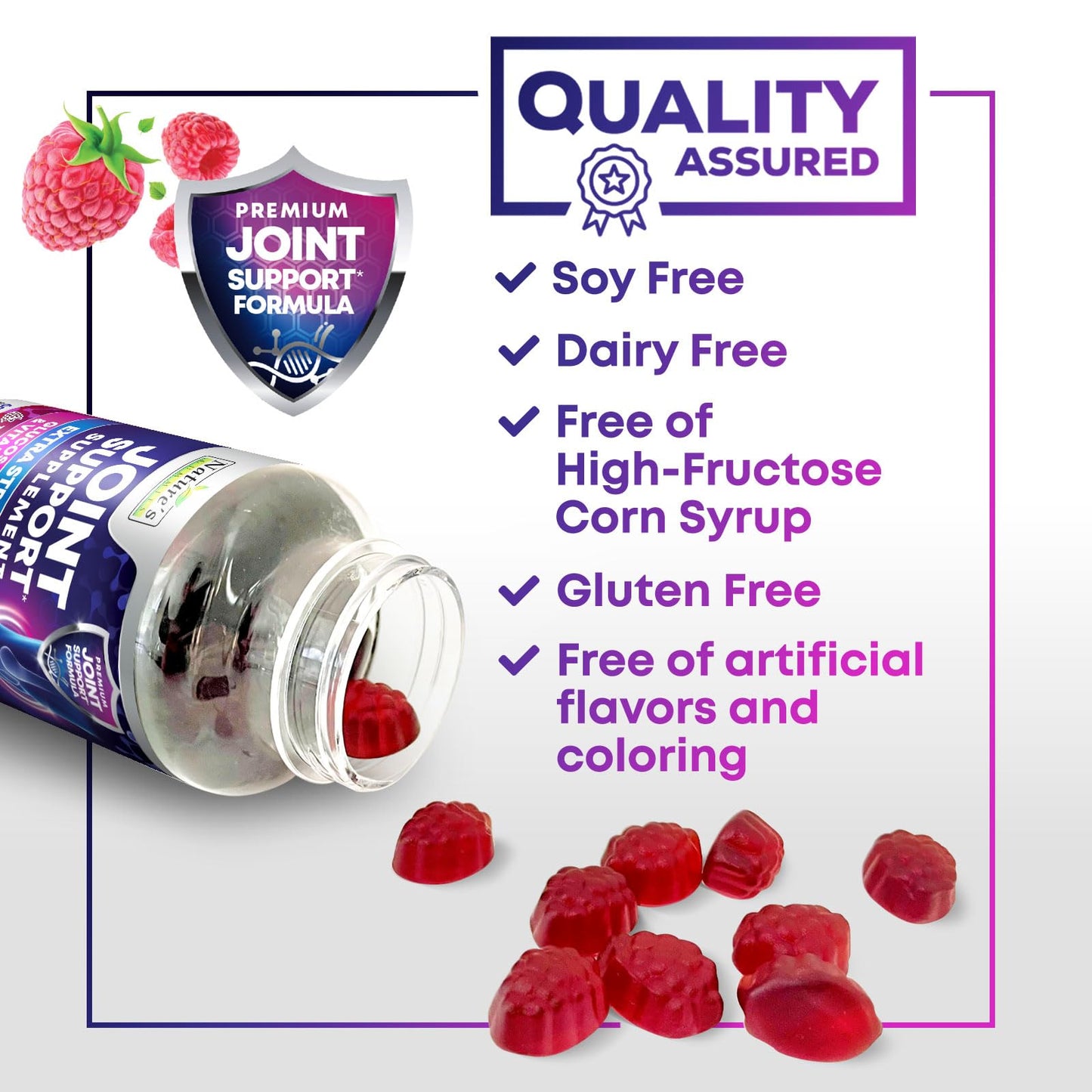Nature's Nutrition daily vitamins for occasional joint discomfort and mobility support.