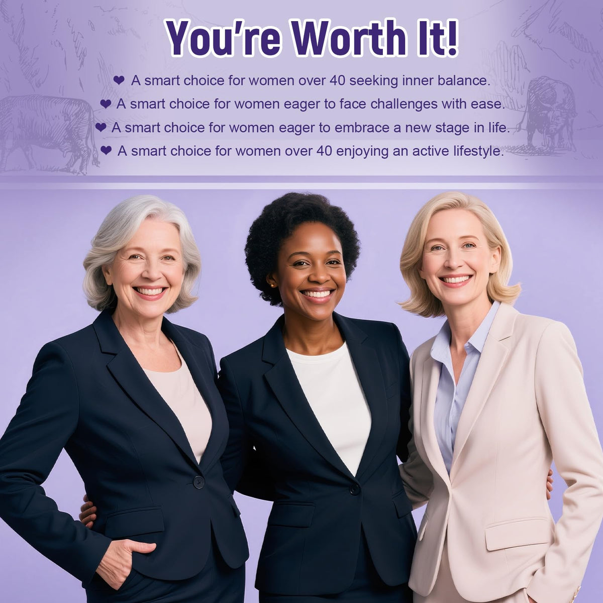 Totaria Super Beef Organ Supplement lifestyle imagery for women health