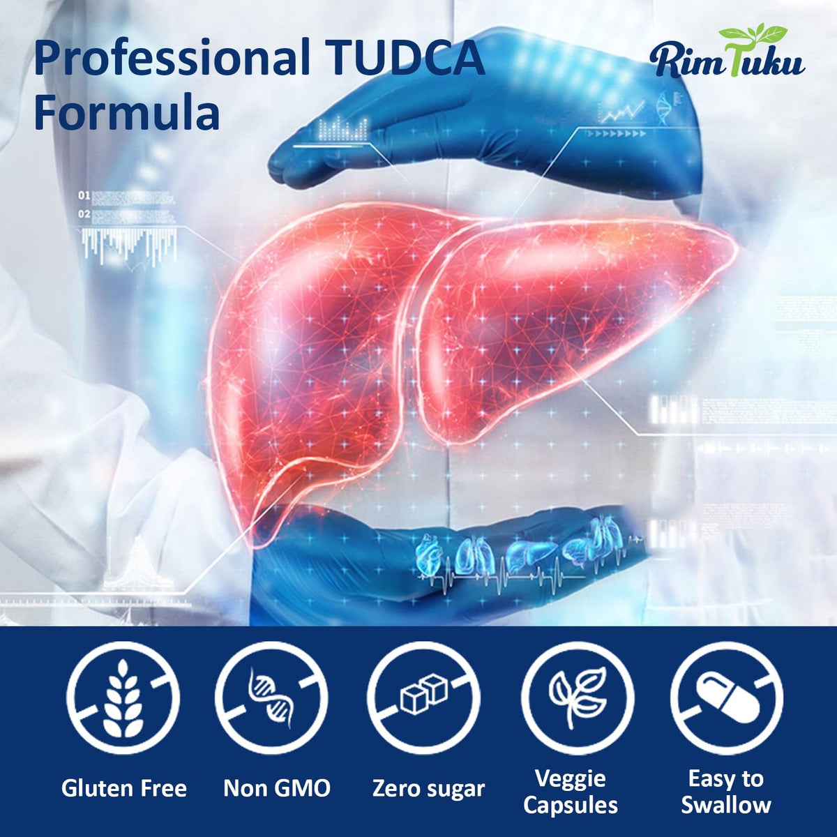 RimTuku dietary supplement bottle seal and cap detail