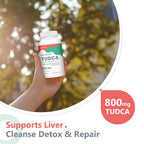 KoNefancy liver cleanse supplement bottle side profile