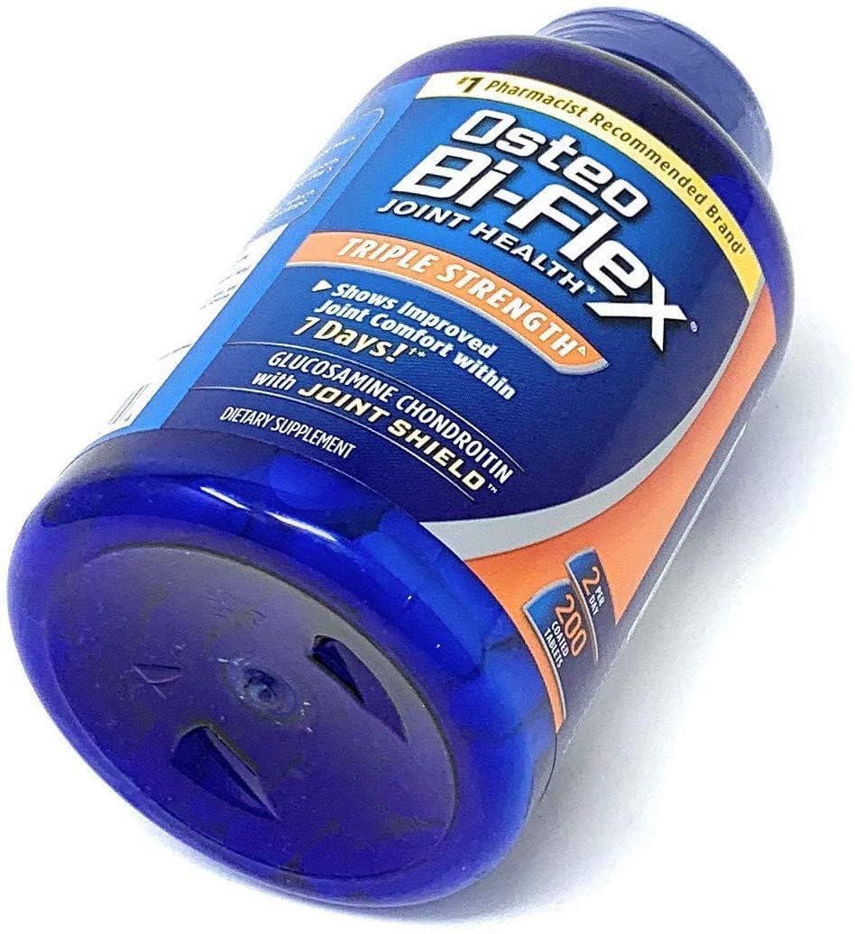 Osteo Bi-Flex Triple Strength 200 count bottle standing on white background