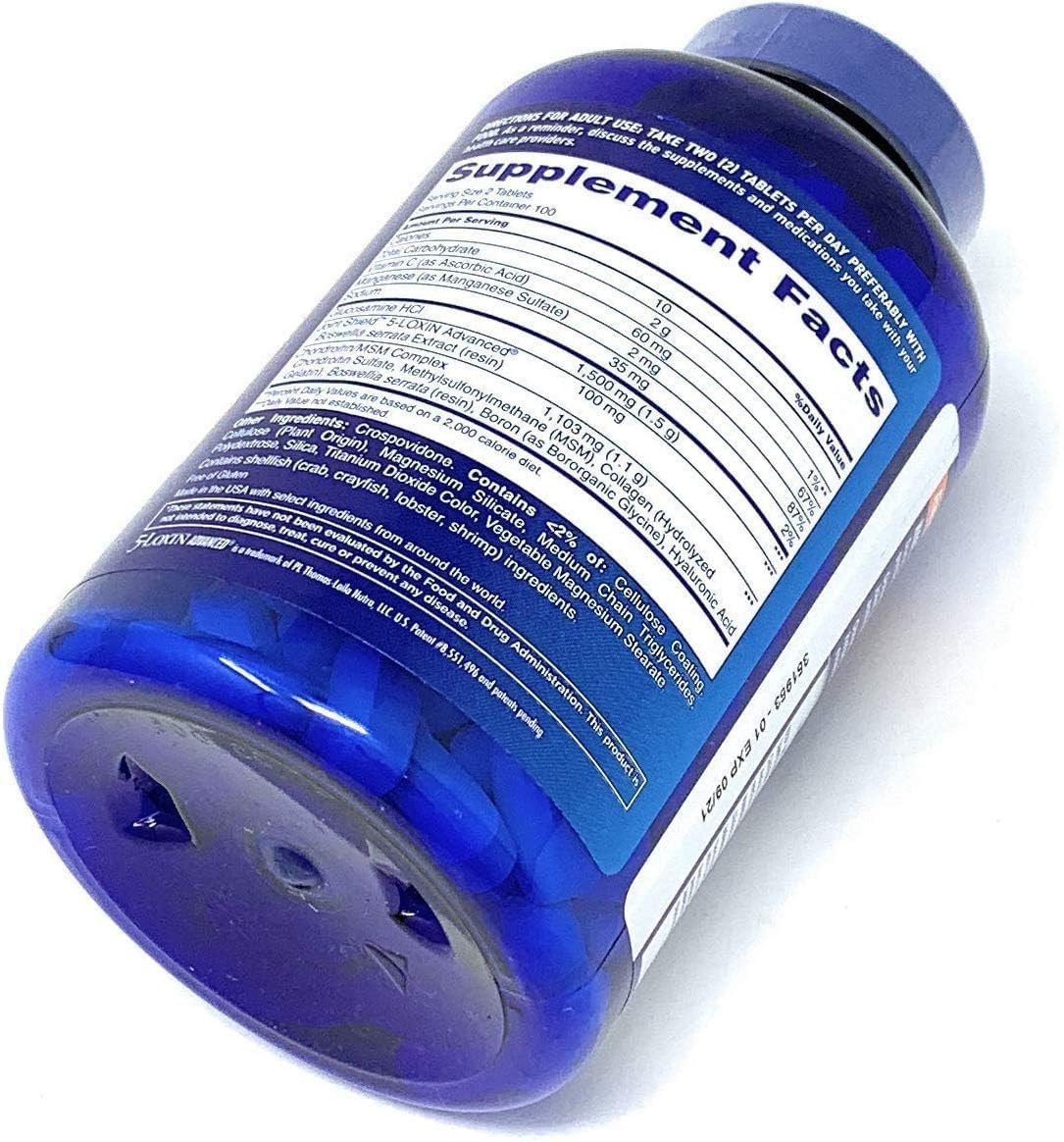 Osteo Bi-Flex 5-Loxin advanced joint comfort supplement packaging features