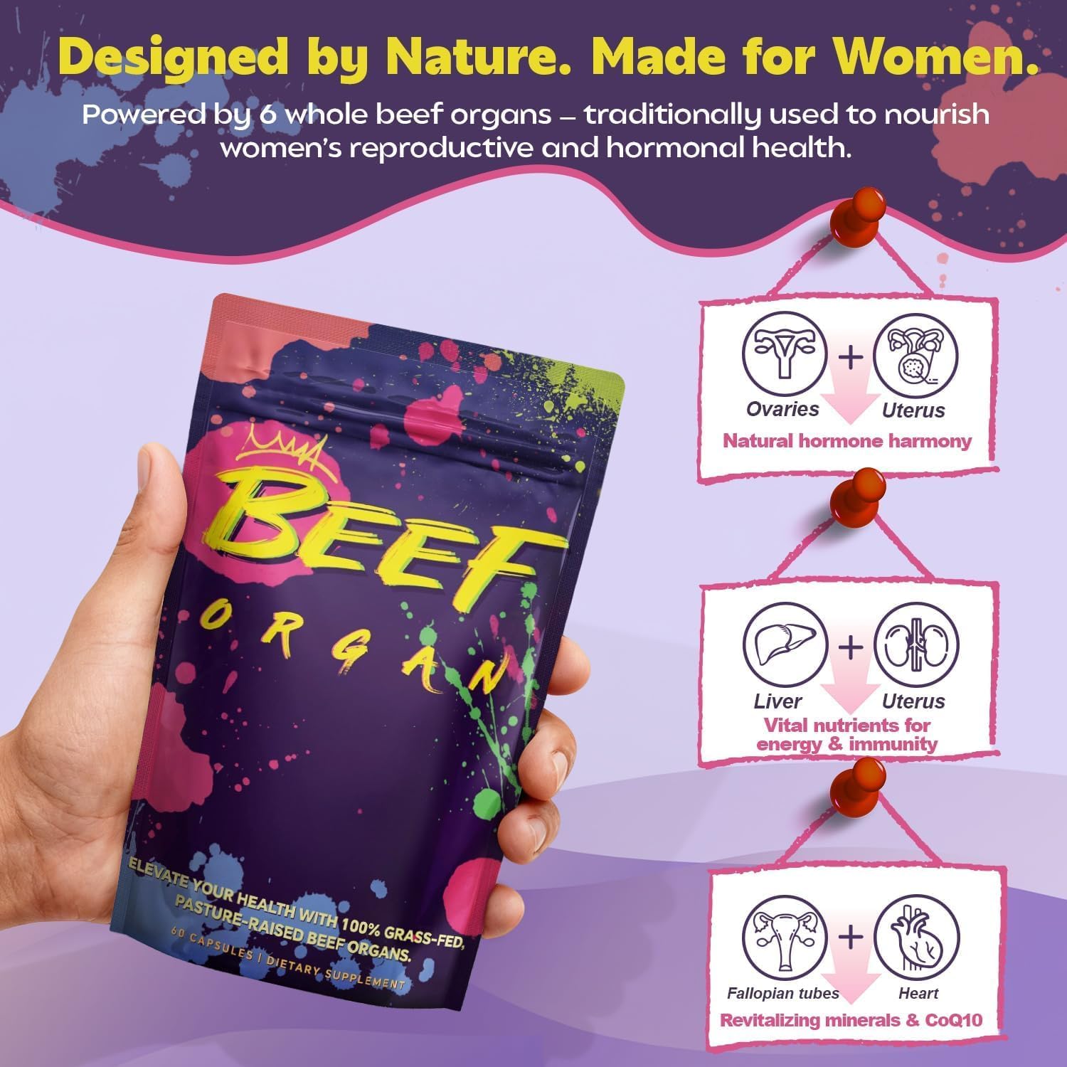 VoloZionX pasture raised bovine supplement packaging