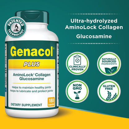Genacol Plus AminoLock collagen and glucosamine joint protection directions