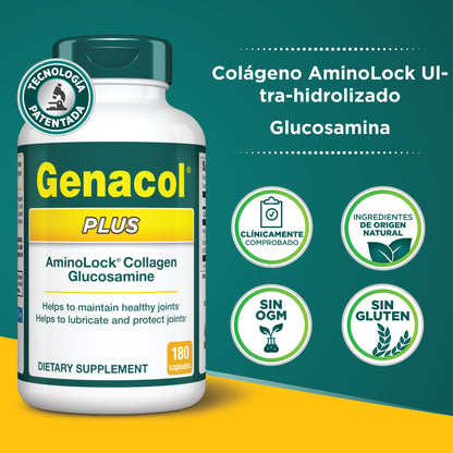 Genacol joint health supplement bottle showcasing 60 day supply details