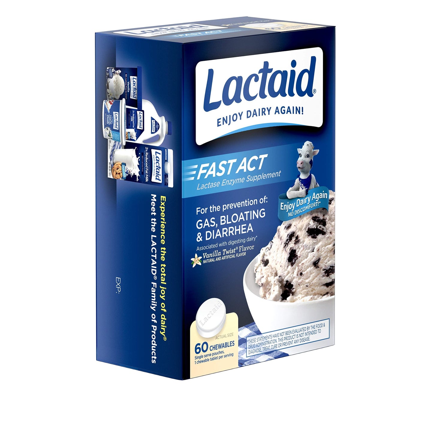 Lactaid fast acting enzyme supplement for adults and kids premium quality imported product