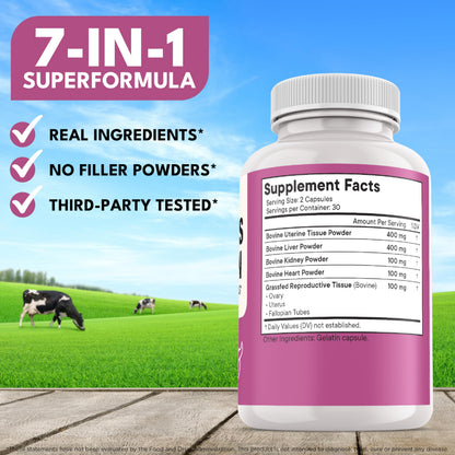 New Age beef organ supplement pasture raised certified