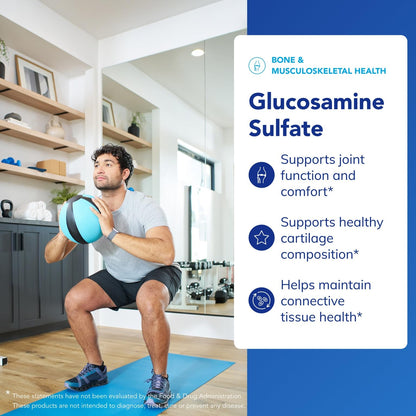 Hypoallergenic joint supplement bottle with pure ingredients label visible