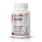 Livertrio+ chewable tablets showing scored tablet design
