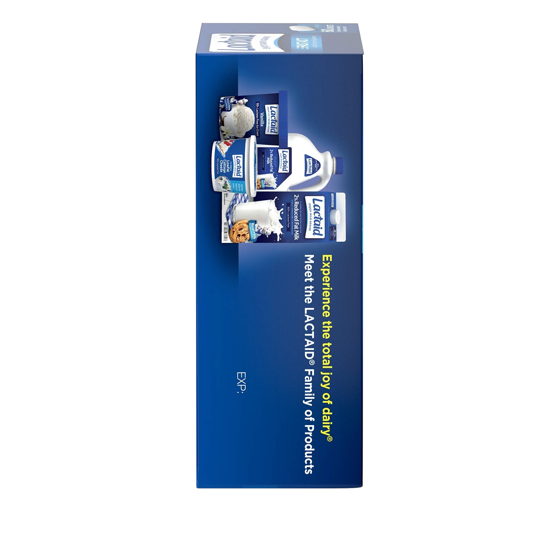 Lactaid Fast Act 60 count box showing lactose intolerance prevention benefits