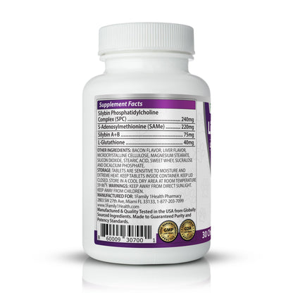 Premium canine health liver defense supplements for large breeds