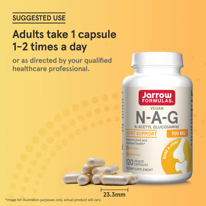 Jarrow Formulas brand joint lubrication and intestinal tract health support bottle