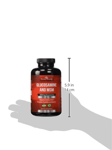 Divine Bounty joint flexibility supplement packaging highlighting two hundred and forty small capsules
