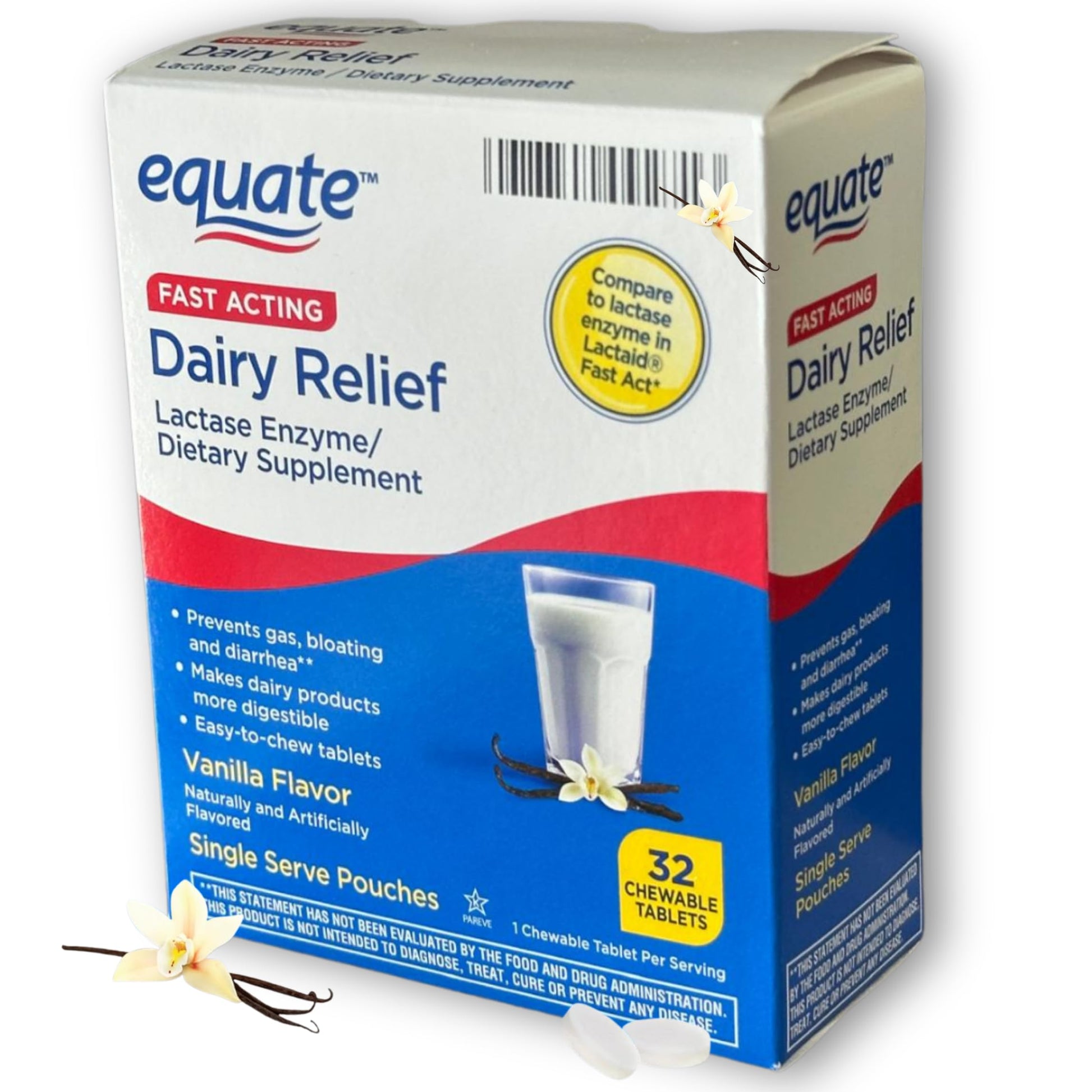Family friendly digestive support chewable supplement for lactose sensitivity management