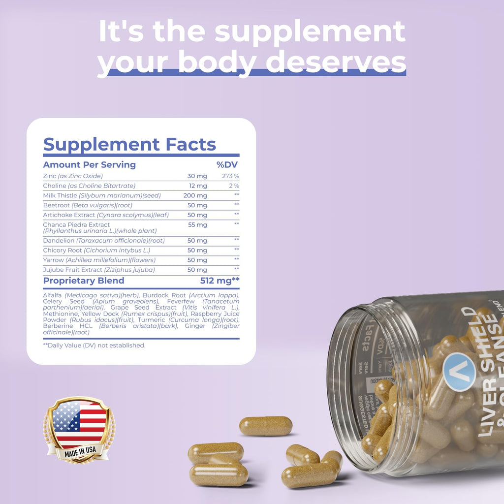 Avenir Nutrition Liver Shield And Cleanse lifestyle wellness image