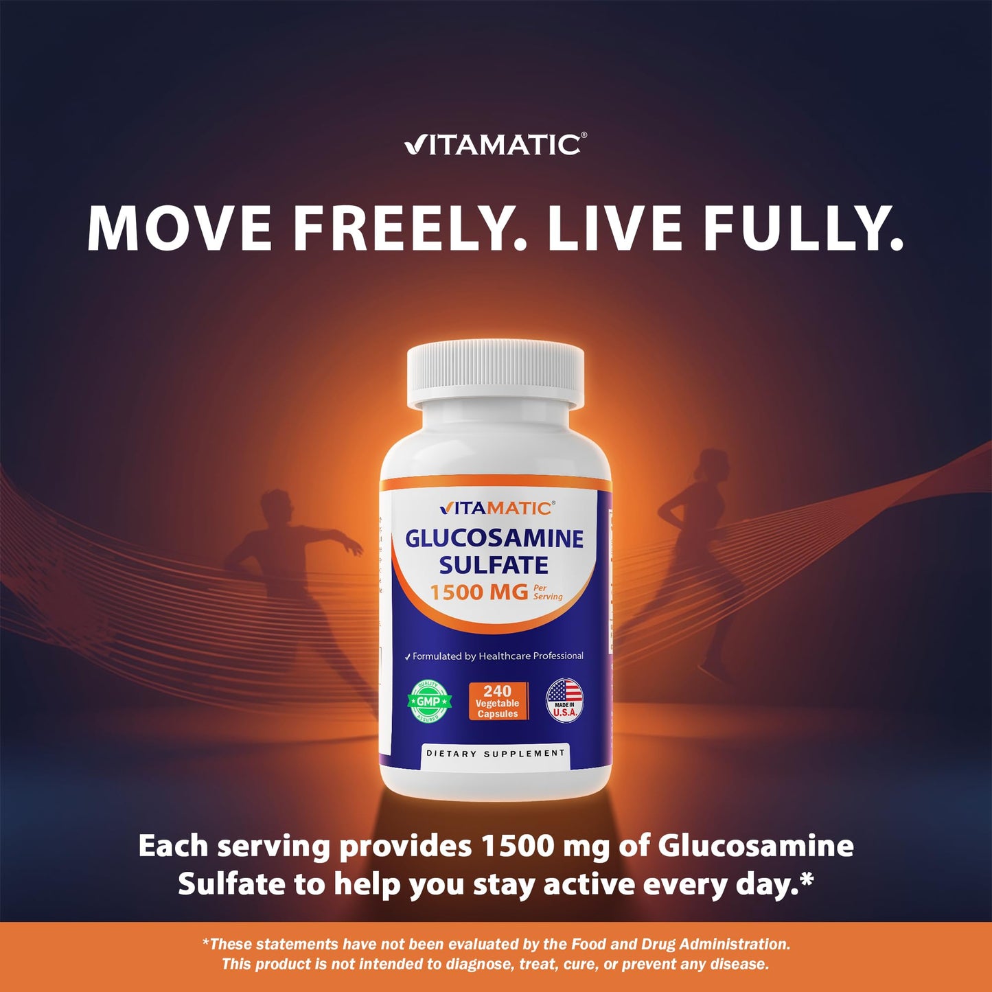 Vitamatic joint cartilage and mobility defense dietary supplement capsules